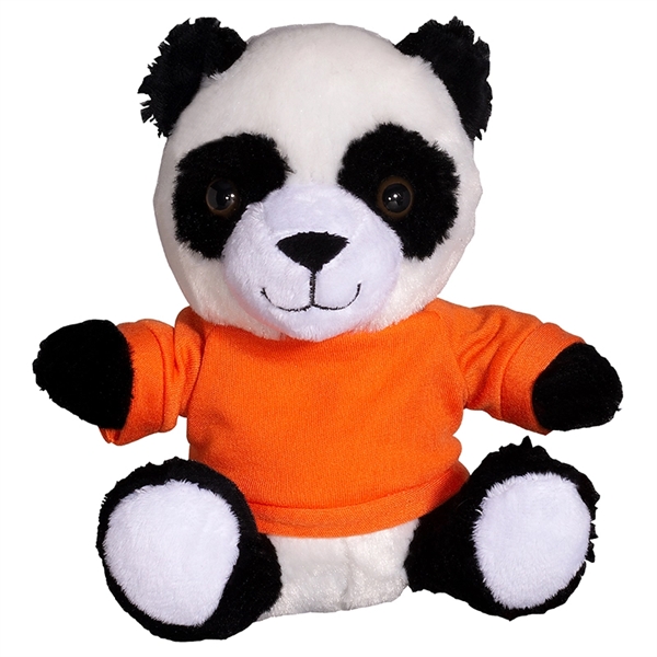 7" Plush Panda with T-Shirt - Image 6