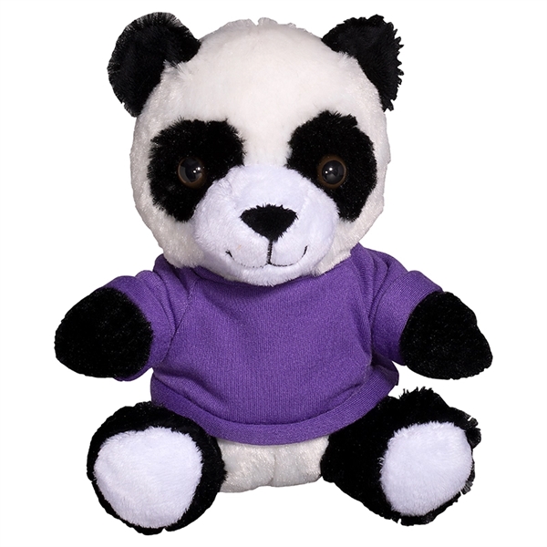 7" Plush Panda with T-Shirt - Image 8