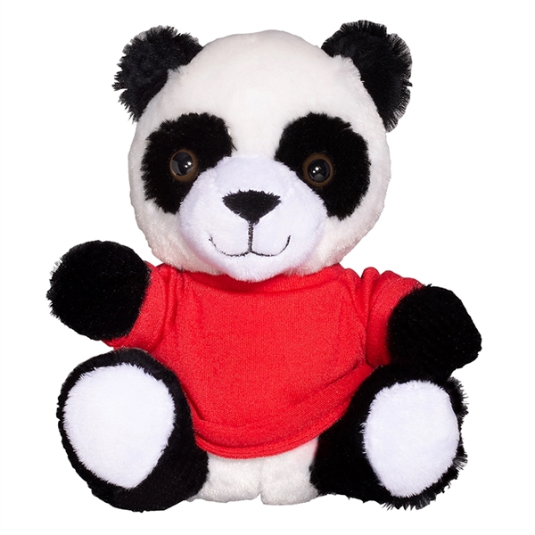 7" Plush Panda with T-Shirt - Image 9