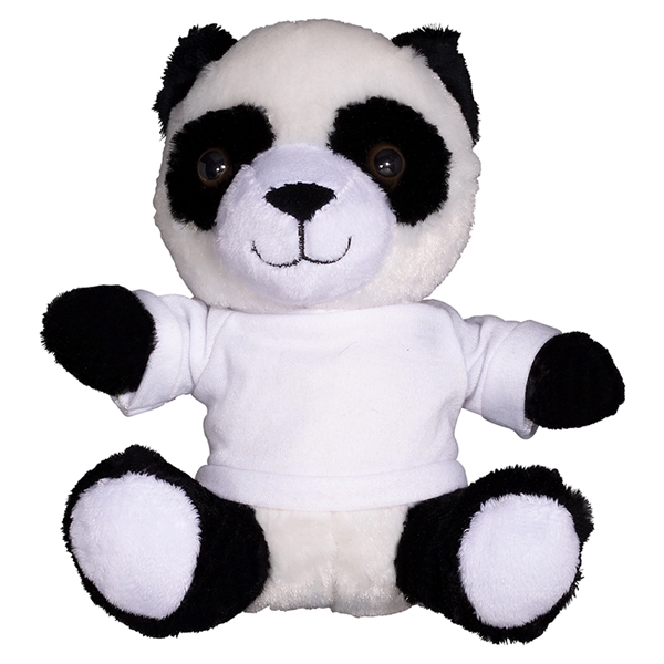 7" Plush Panda with T-Shirt - Image 10