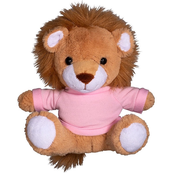 7" Plush Lion with T-Shirt - Image 8