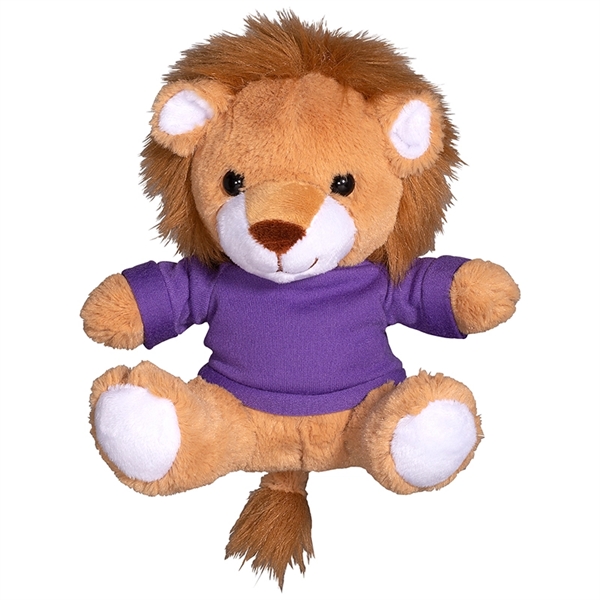 7" Plush Lion with T-Shirt - Image 9
