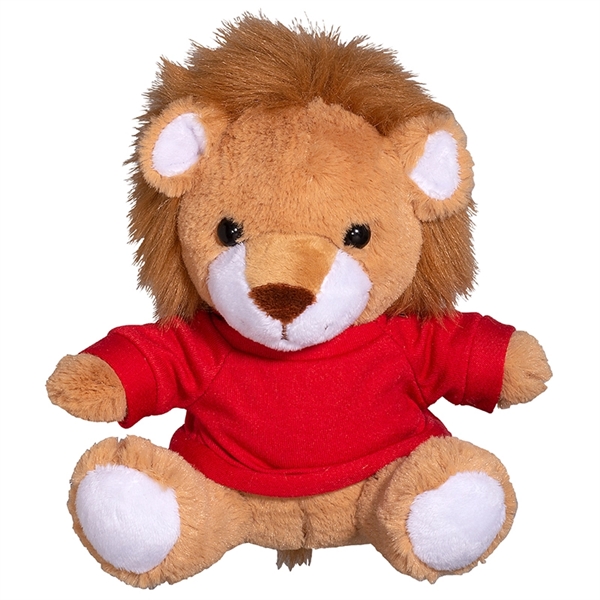 7" Plush Lion with T-Shirt - Image 10