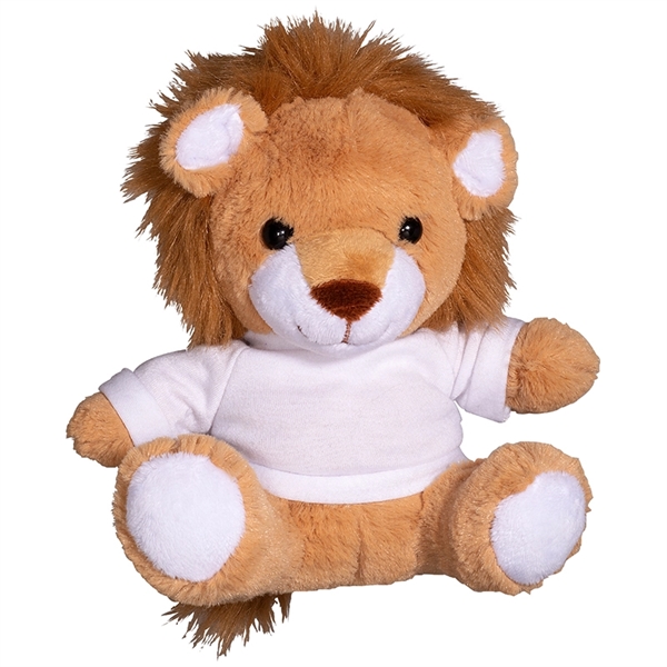 7" Plush Lion with T-Shirt - Image 11