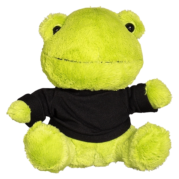 7" Plush Frog with T-Shirt - Image 2