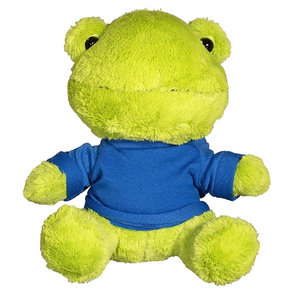 7" Plush Frog with T-Shirt - Image 4