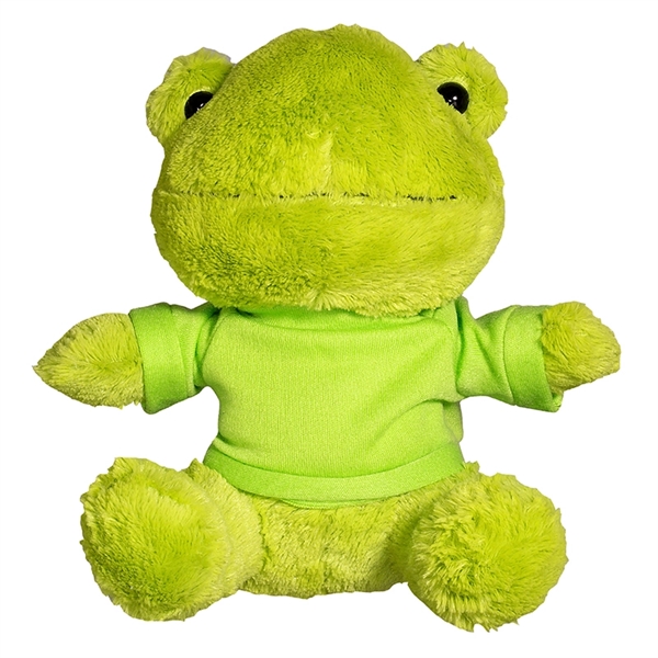 7" Plush Frog with T-Shirt - Image 6