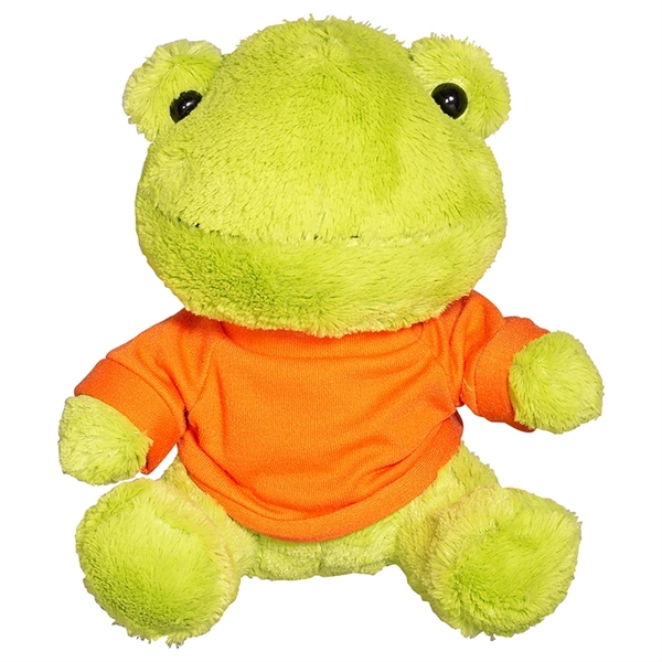 7" Plush Frog with T-Shirt - Image 7