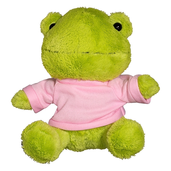 7" Plush Frog with T-Shirt - Image 8
