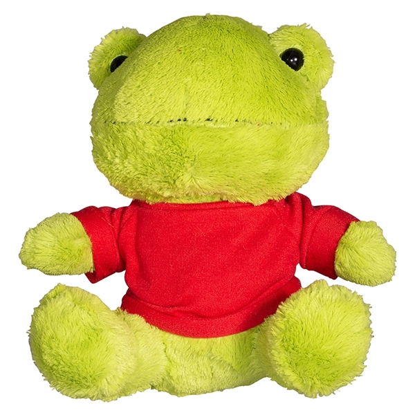 7" Plush Frog with T-Shirt - Image 10