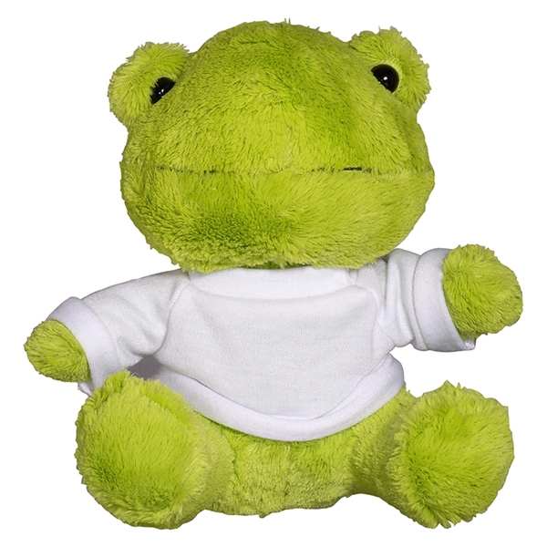 7" Plush Frog with T-Shirt - Image 11