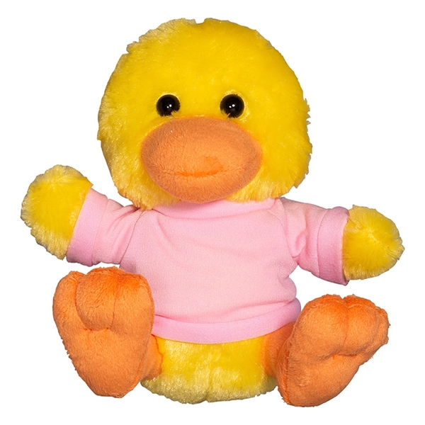 7" Plush Duck with T-Shirt - Image 8