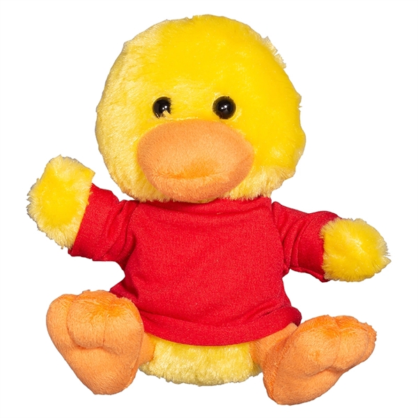 7" Plush Duck with T-Shirt - Image 10