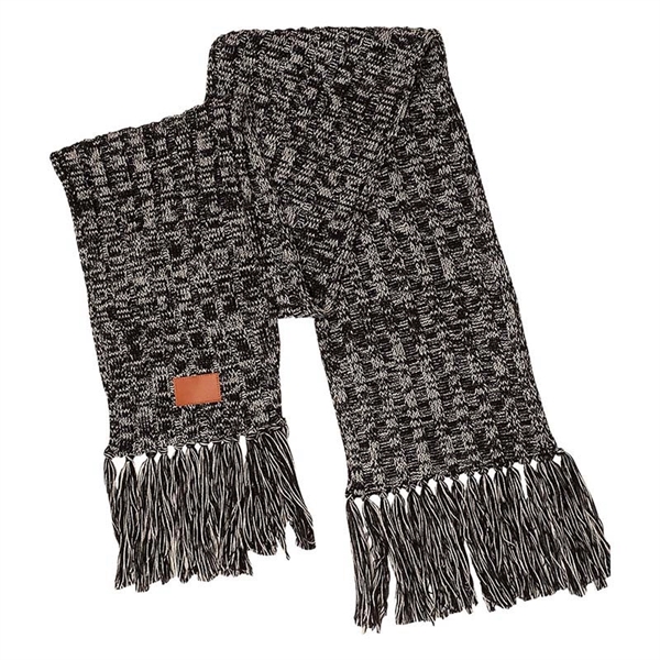 Leeman™ Heathered Knit Scarf - Image 2