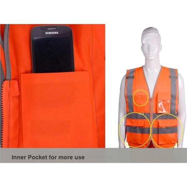 High Quality Reflective Safey Vest - Image 5