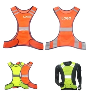 Night running and cycling reflective vest