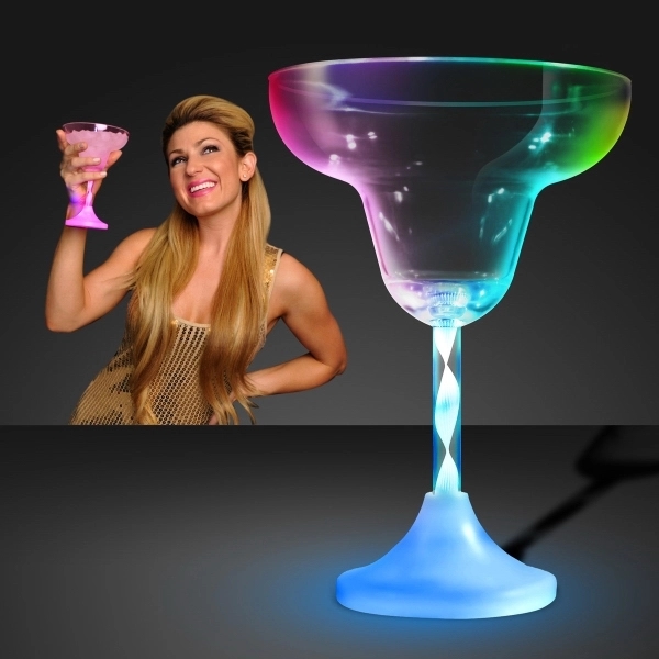 Spiral stem cocktail glass - margarita - Image 2