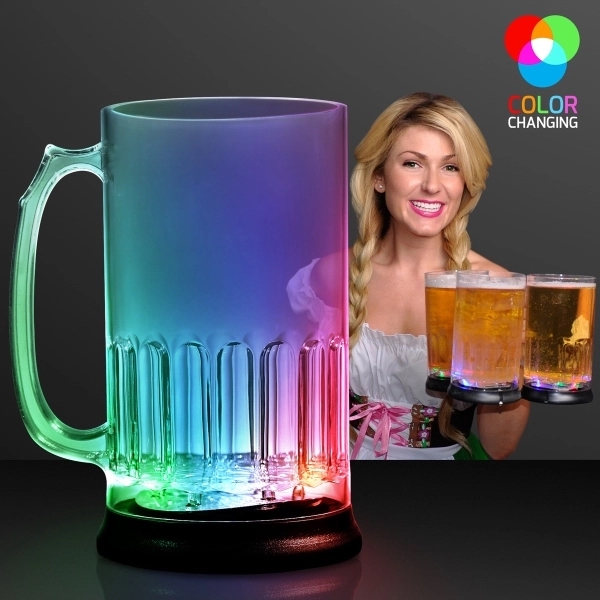 24 Oz. Big Light Up Flashing Beer Mug - Image 2