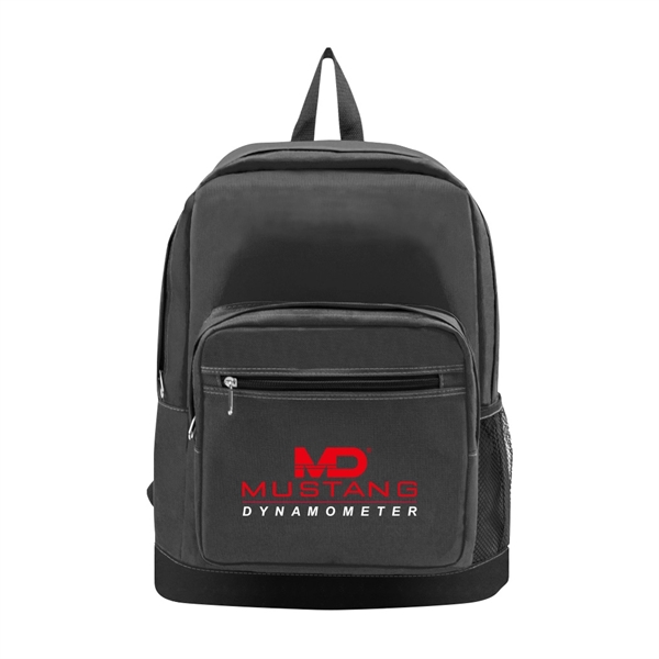 600D Polyester School Backpack Bag - Image 2