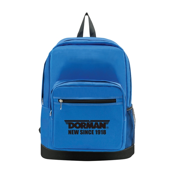 600D Polyester School Backpack Bag - Image 4