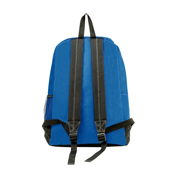 600D Polyester School Backpack Bag - Image 5