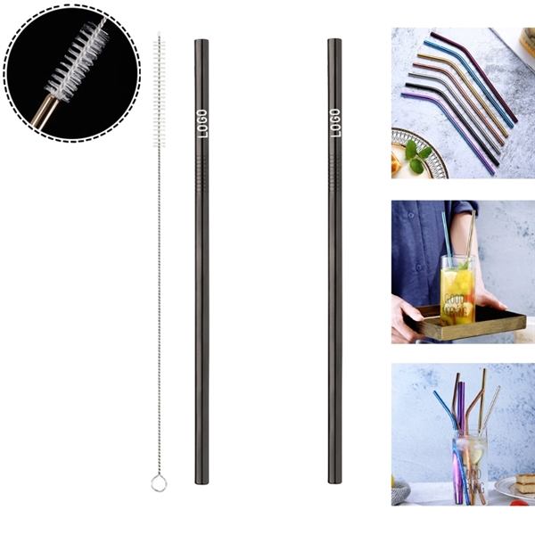Reusable Stainless Steel Straw With Cleaner - Image 4