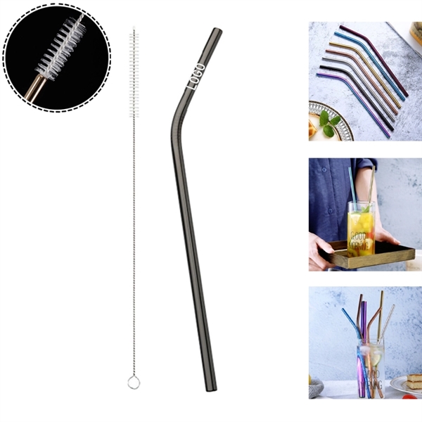 Reusable Stainless Steel Straw With Cleaner - Image 4