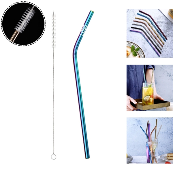 Reusable Stainless Steel Straw With Cleaner - Image 5