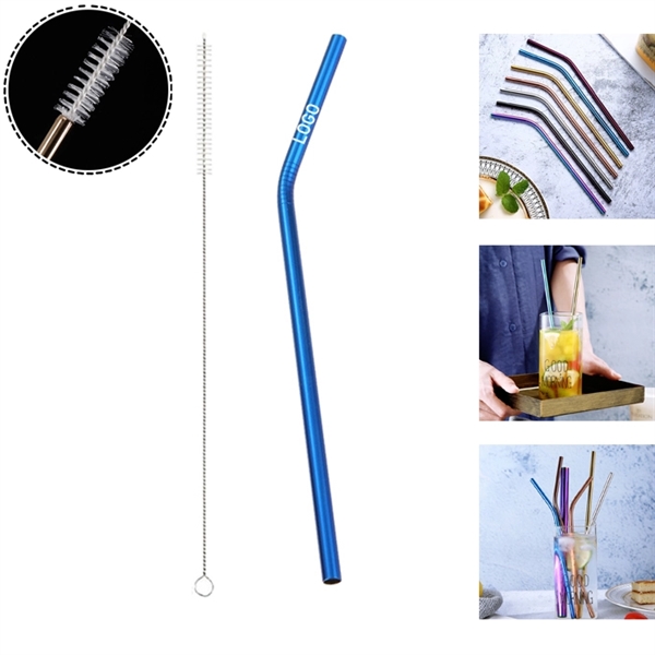 Reusable Stainless Steel Straw With Cleaner - Image 6