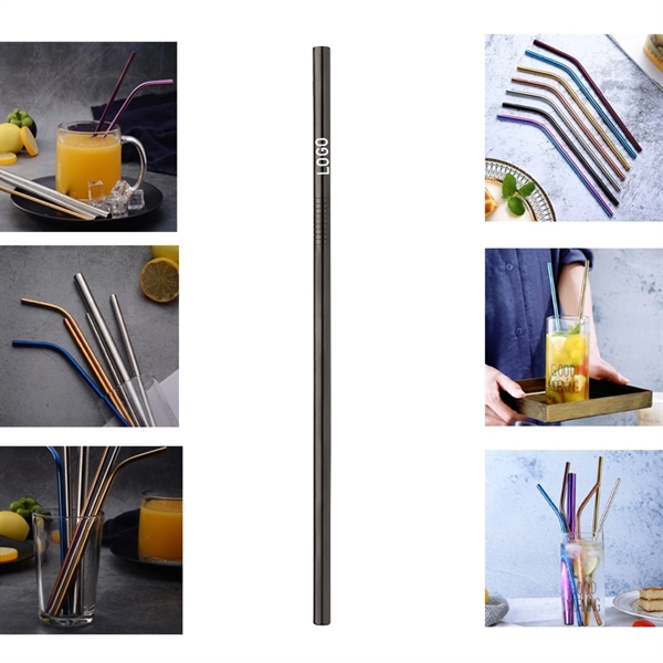 Reusable Straight Stainless Steel Straw - Image 4