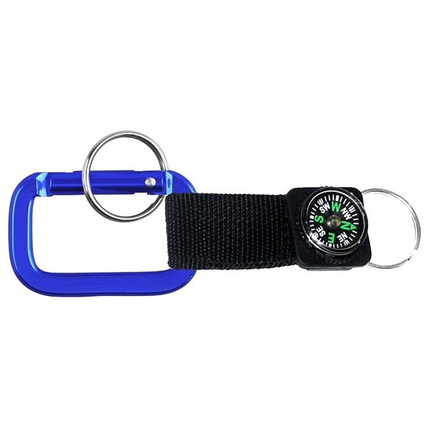 Carabiner with Strap and Compass - Image 2