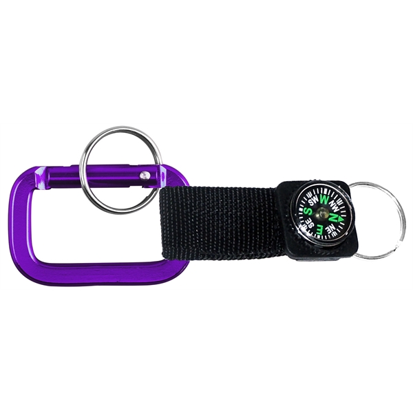 Carabiner with Strap and Compass - Image 7