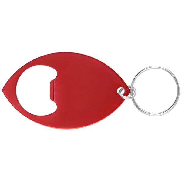 Football Shaped Bottle Opener With Key Ring - Image 5