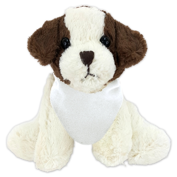 6" Floppy Dogs - White & Brown - Image 2