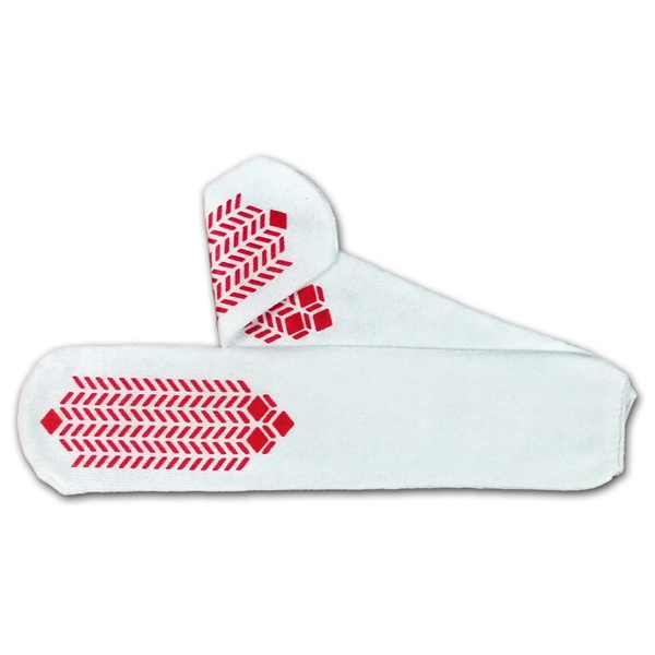 Red Slip Resistant Hospital Socks - Image 3
