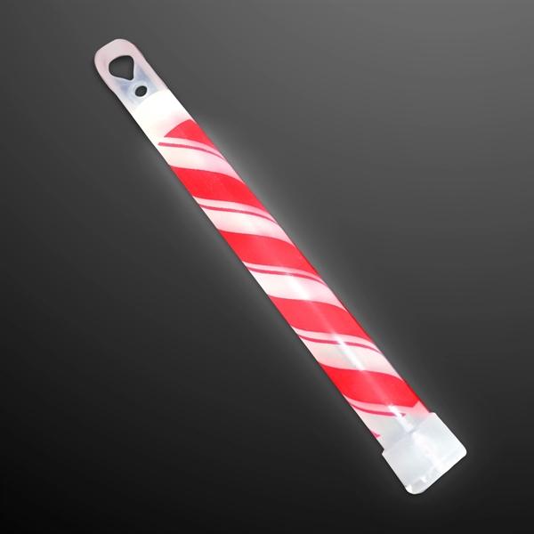 6 inch Candy Cane Glow Sticks - Image 1