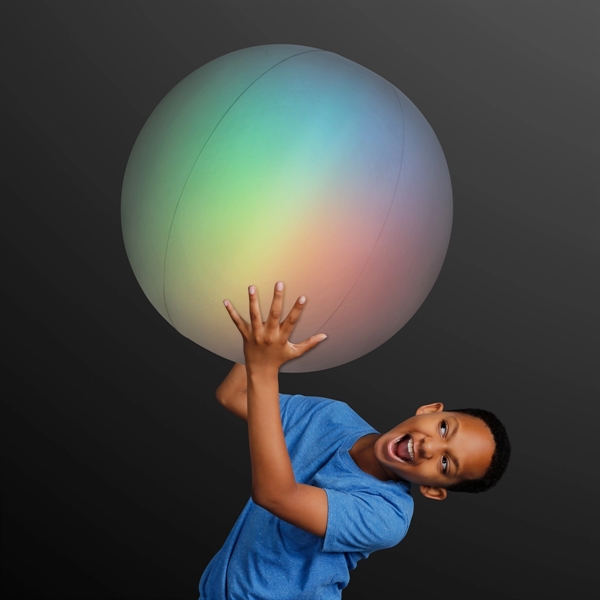 LED Jumbo Inflatable Glow Ball - 20" Diameter - Image 4