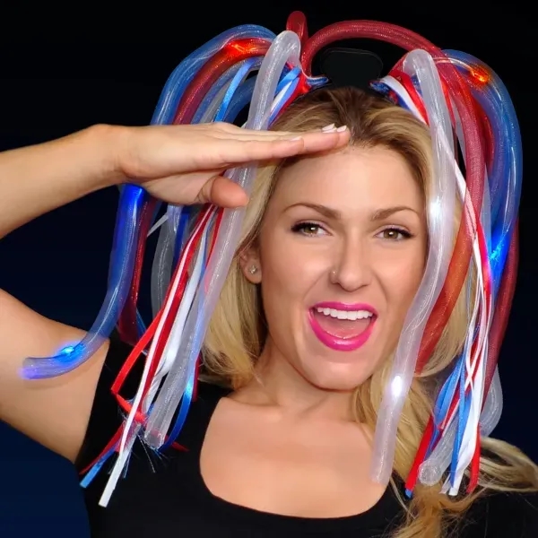 Light Up Hair Noodle Headband - Image 8