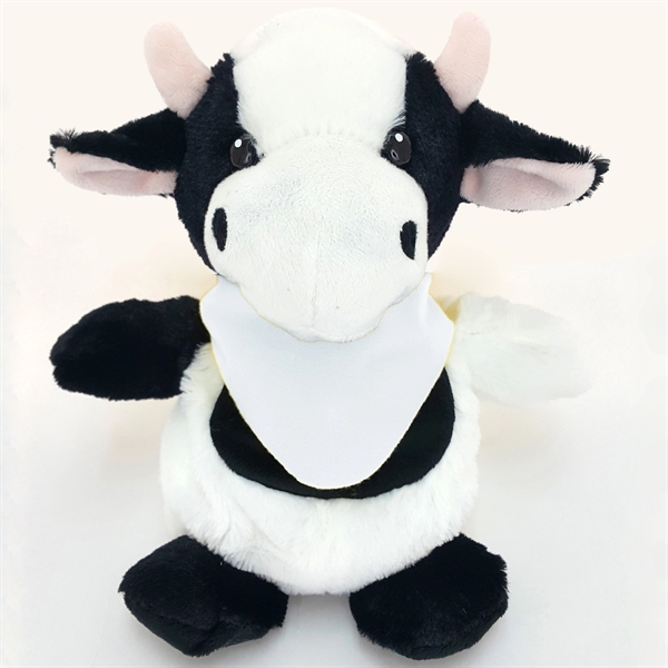 10" Cow Hand Puppet/Golf Club Cover with Sound - Image 2