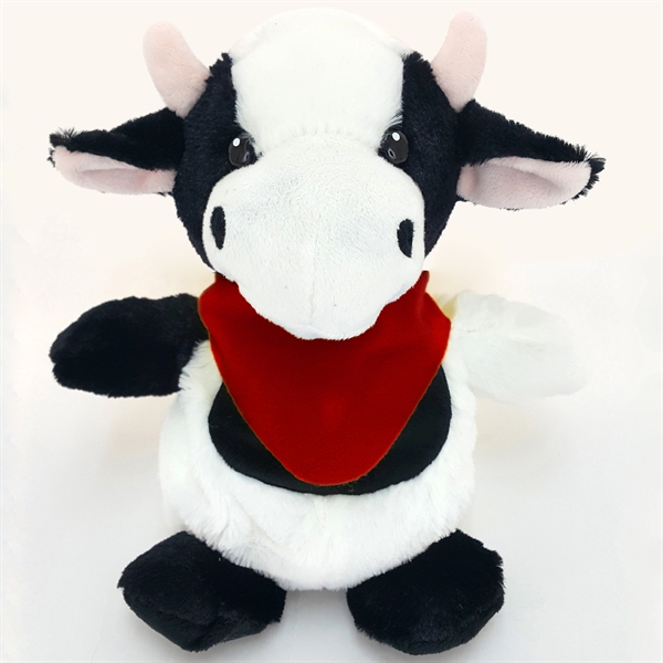 10" Cow Hand Puppet/Golf Club Cover with Sound - Image 3