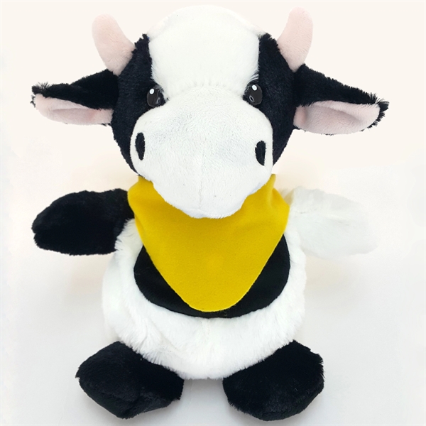 10" Cow Hand Puppet/Golf Club Cover with Sound - Image 4