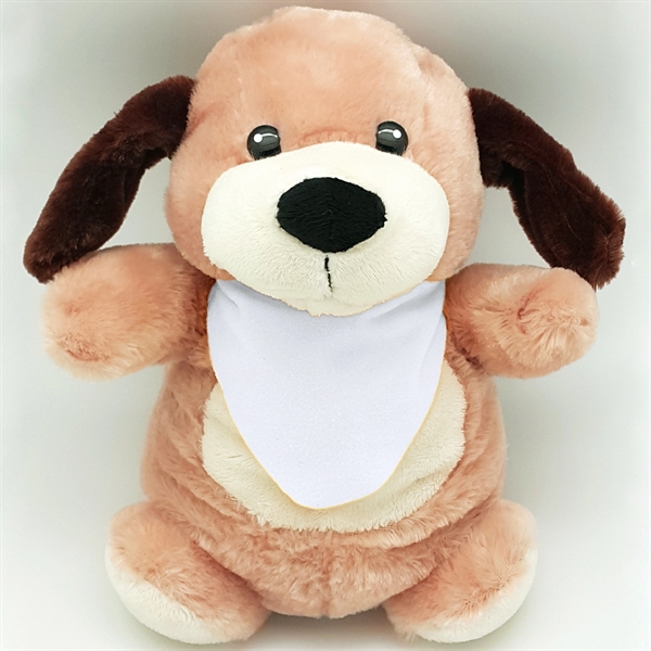 10" Dog Hand Puppet/Golf Club Cover with Sound - Image 2