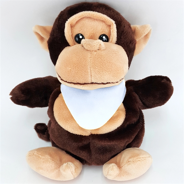 10" Monkey Hand Puppet/Golf Club Cover with Sound - Image 1