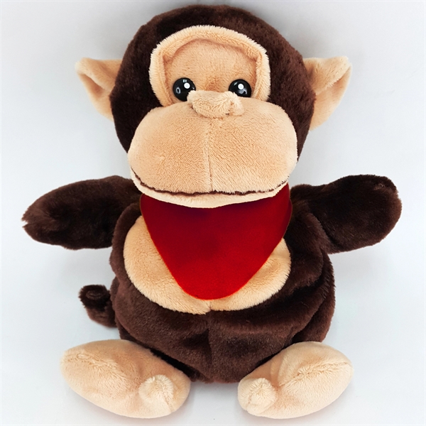 10" Monkey Hand Puppet/Golf Club Cover with Sound - Image 2