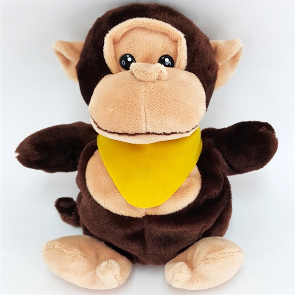 10" Monkey Hand Puppet/Golf Club Cover with Sound - Image 3