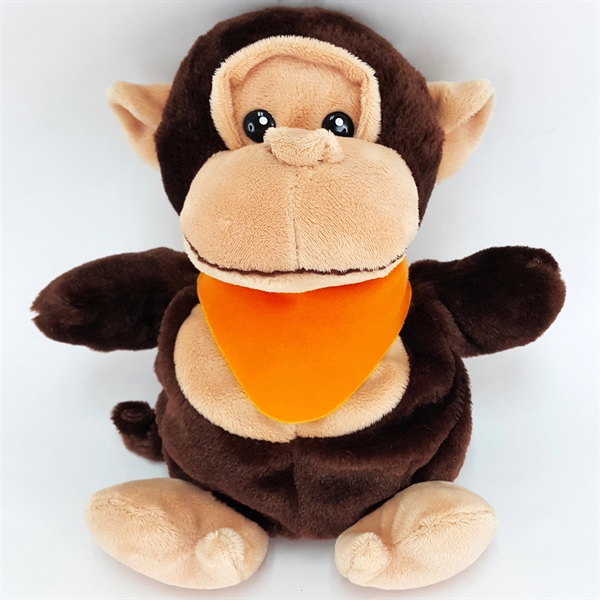 10" Monkey Hand Puppet/Golf Club Cover with Sound - Image 4