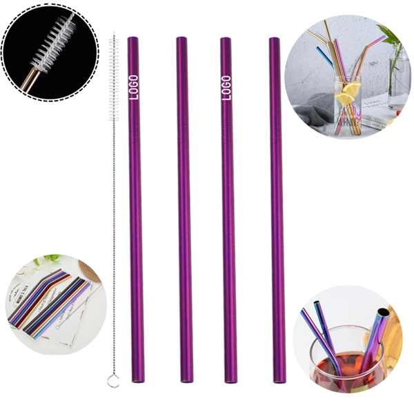 Reusable Stainless Steel Straw With Cleaner - Image 7