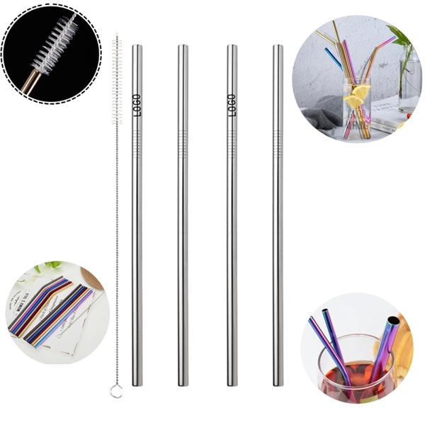 Reusable Stainless Steel Straw With Cleaner - Image 8