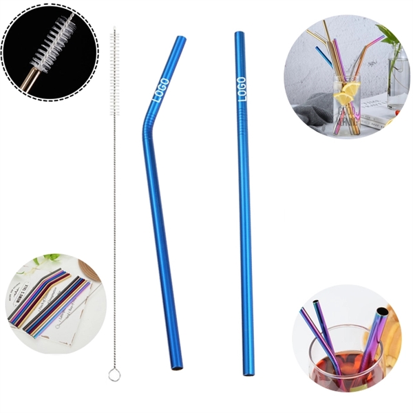 Reusable Stainless Steel Straw With Cleaner - Image 6
