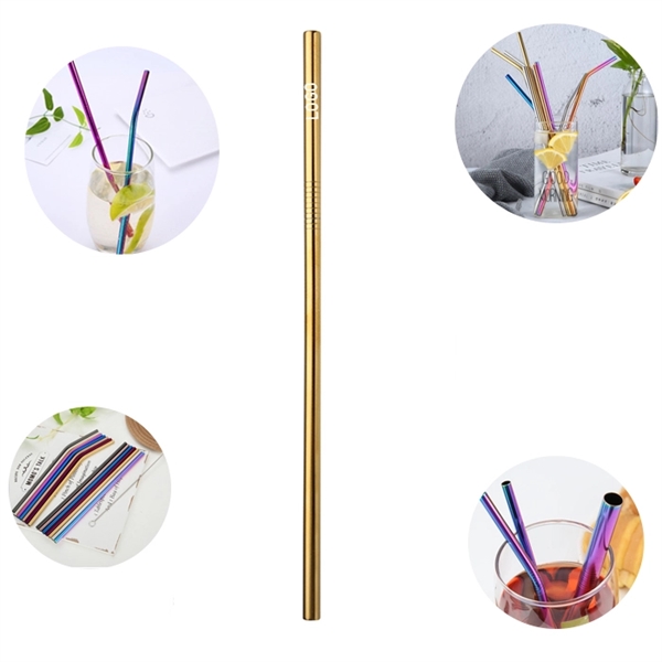 Reusable Straight Stainless Steel Straw - Image 3